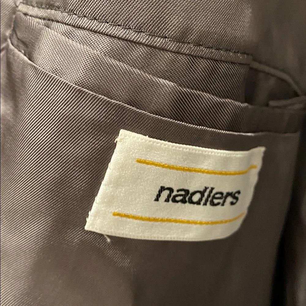 Nadlers Men’s Teller Coat Double Breasted Cashmere Overcoat - Picture 6 of 7